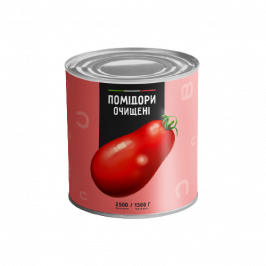 Томати очищені консервовані цілі (пелаті) Del Gusto 2500 г Томати очищені консервовані цілі (пелаті) Del Gusto 2500 г